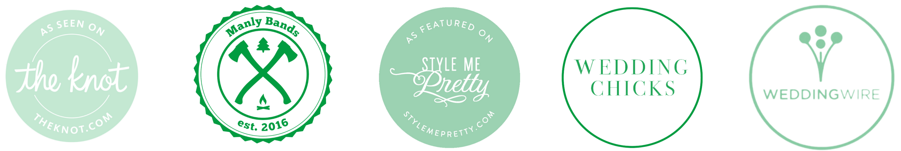 Groovy Groomsmen Featured on The Knot, The Manly Bands, Style Me Pretty, Wedding Chicks, and Wedding Wire